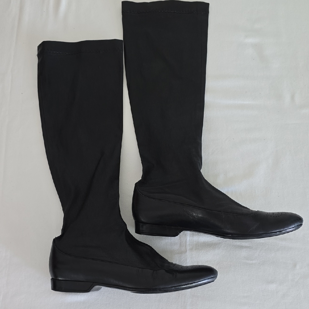Robert Clergerie Black Knee-High Boots